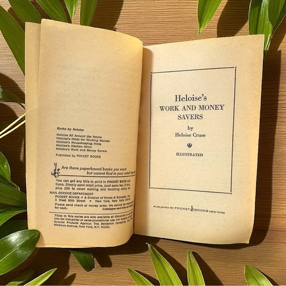 VINTAGE 1971 Heloise’s Work and Money Savers Paperback – 6th Printing - Picture 5 of 7